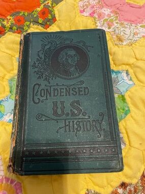 Antique 1880 “Swinton’s Condensed U.S. History”  – Civil War Era Textbook